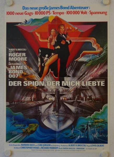 The Spy who loved me re-release german movie poster